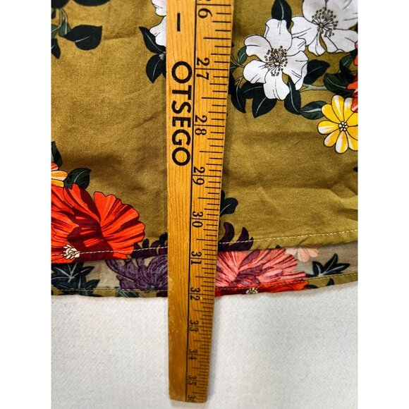 Goodthreads Men's Casual Button Up Poplin Shirt Short Sleeve Sz XXL Multi Floral - Picture 11 of 14